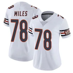 Women's Joshua Miles Chicago Bears No.78 Limited Vapor Untouchable Jersey - White