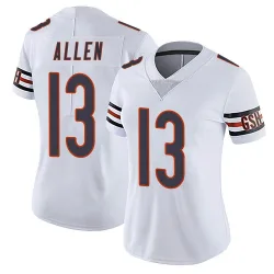 Women's Keenan Allen Chicago Bears No.13 Limited Vapor Untouchable Jersey - White
