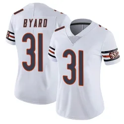 Women's Kevin Byard III Chicago Bears No.31 Limited Vapor Untouchable Jersey - White