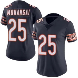 Women's Kyle Monangai Chicago Bears No.25 Limited Team Color Vapor Untouchable Jersey - Navy