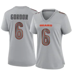 Women's Kyler Gordon Chicago Bears No.6 Game Atmosphere Fashion Jersey - Gray