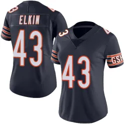 Women's Luke Elkin Chicago Bears No.43 Limited Team Color Vapor Untouchable Jersey - Navy