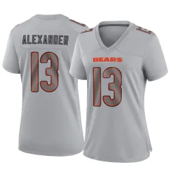Women's Maurice Alexander Chicago Bears No.13 Game Atmosphere Fashion Jersey - Gray
