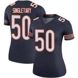 Women's Mike Singletary Chicago Bears No.50 Legend Color Rush Jersey - Navy