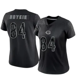 Women's Miles Boykin Chicago Bears No.84 Limited Reflective Jersey - Black