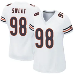 Women's Montez Sweat Chicago Bears No.98 Game Jersey - White