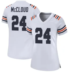 Women's Nick McCloud Chicago Bears No.24 Game Alternate Classic Jersey - White