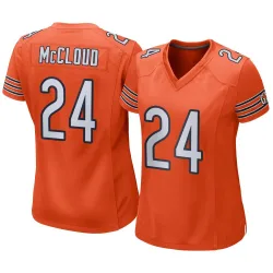 Women's Nick McCloud Chicago Bears No.24 Game Alternate Jersey - Orange