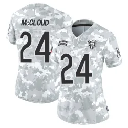 Women's Nick McCloud Chicago Bears No.24 Limited 2024 Salute to Service Jersey - Arctic Camo