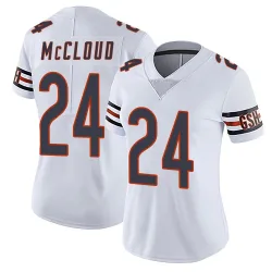 Women's Nick McCloud Chicago Bears No.24 Limited Vapor Untouchable Jersey - White