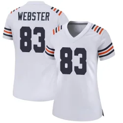 Women's Nsimba Webster Chicago Bears No.83 Game Alternate Classic Jersey - White