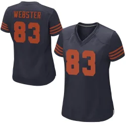 Women's Nsimba Webster Chicago Bears No.83 Game Alternate Jersey - Navy Blue