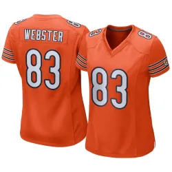 Women's Nsimba Webster Chicago Bears No.83 Game Alternate Jersey - Orange