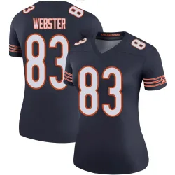 Women's Nsimba Webster Chicago Bears No.83 Legend Color Rush Jersey - Navy