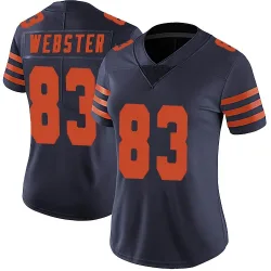 Women's Nsimba Webster Chicago Bears No.83 Limited Alternate Vapor Untouchable Jersey - Navy Blue