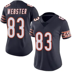 Women's Nsimba Webster Chicago Bears No.83 Limited Team Color Vapor Untouchable Jersey - Navy