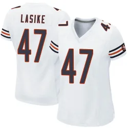 Women's Paul Lasike Chicago Bears No.47 Game Jersey - White