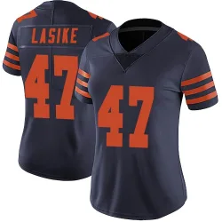 Women's Paul Lasike Chicago Bears No.47 Limited Alternate Vapor Untouchable Jersey - Navy Blue