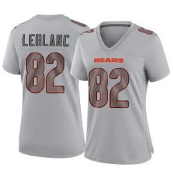 Women's Peter LeBlanc Chicago Bears No.82 Game Atmosphere Fashion Jersey - Gray