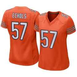 Women's Power Echols Chicago Bears No.57 Game Alternate Jersey - Orange