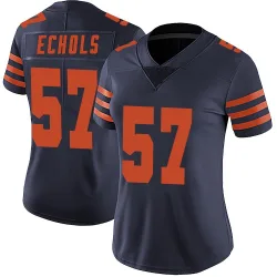 Women's Power Echols Chicago Bears No.57 Limited Alternate Vapor Untouchable Jersey - Navy Blue