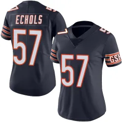 Women's Power Echols Chicago Bears No.57 Limited Team Color Vapor Untouchable Jersey - Navy