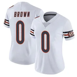 Women's Reggie Brown Chicago Bears No.0 Limited Vapor Untouchable Jersey - White