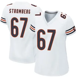 Women's Ricky Stromberg Chicago Bears No.67 Game Jersey - White