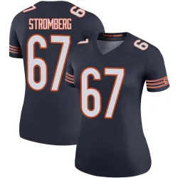 Women's Ricky Stromberg Chicago Bears No.67 Legend Color Rush Jersey - Navy
