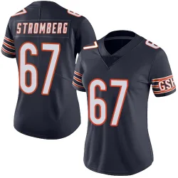 Women's Ricky Stromberg Chicago Bears No.67 Limited Team Color Vapor Untouchable Jersey - Navy