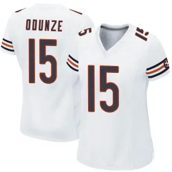 Women's Rome Odunze Chicago Bears No.15 Game Jersey - White