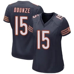 Women's Rome Odunze Chicago Bears No.15 Game Team Color Jersey - Navy