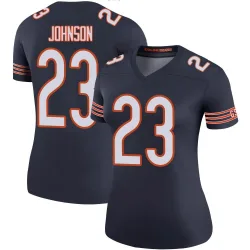 Women's Roschon Johnson Chicago Bears No.23 Legend Color Rush Jersey - Navy