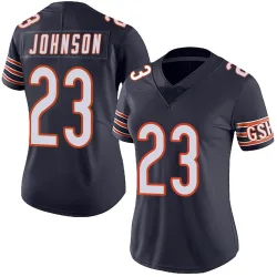 Women's Roschon Johnson Chicago Bears No.23 Limited Team Color Vapor Untouchable Jersey - Navy