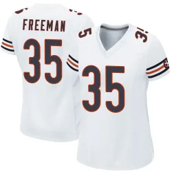 Women's Royce Freeman Chicago Bears No.35 Game Jersey - White