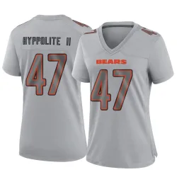 Women's Ruben Hyppolite II Chicago Bears No.47 Game Atmosphere Fashion Jersey - Gray