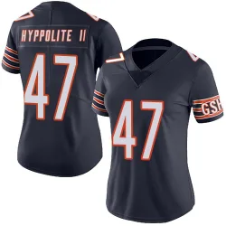 Women's Ruben Hyppolite II Chicago Bears No.47 Limited Team Color Vapor Untouchable Jersey - Navy