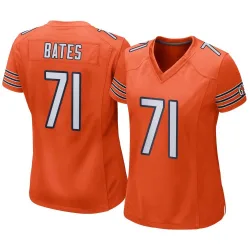 Women's Ryan Bates Chicago Bears No.71 Game Alternate Jersey - Orange