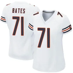 Women's Ryan Bates Chicago Bears No.71 Game Jersey - White