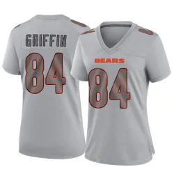 Women's Ryan Griffin Chicago Bears No.84 Game Atmosphere Fashion Jersey - Gray