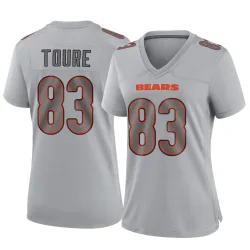 Women's Samori Toure Chicago Bears No.83 Game Atmosphere Fashion Jersey - Gray