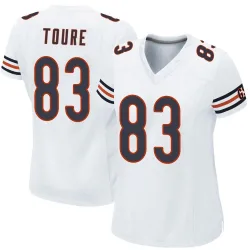 Women's Samori Toure Chicago Bears No.83 Game Jersey - White