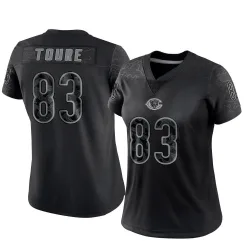 Women's Samori Toure Chicago Bears No.83 Limited Reflective Jersey - Black