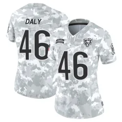 Women's Scott Daly Chicago Bears No.46 Limited 2024 Salute to Service Jersey - Arctic Camo