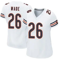 Women's Shaun Wade Chicago Bears No.26 Game Jersey - White