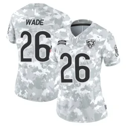 Women's Shaun Wade Chicago Bears No.26 Limited 2024 Salute to Service Jersey - Arctic Camo