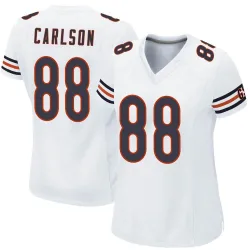 Women's Stephen Carlson Chicago Bears No.88 Game Jersey - White