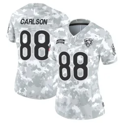 Women's Stephen Carlson Chicago Bears No.88 Limited 2024 Salute to Service Jersey - Arctic Camo