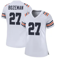Women's Swayze Bozeman Chicago Bears No.27 Game Alternate Classic Jersey - White