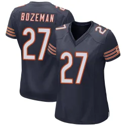 Women's Swayze Bozeman Chicago Bears No.27 Game Team Color Jersey - Navy
